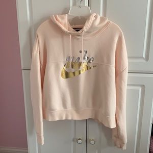 Nike crop hoodie sweatshirt